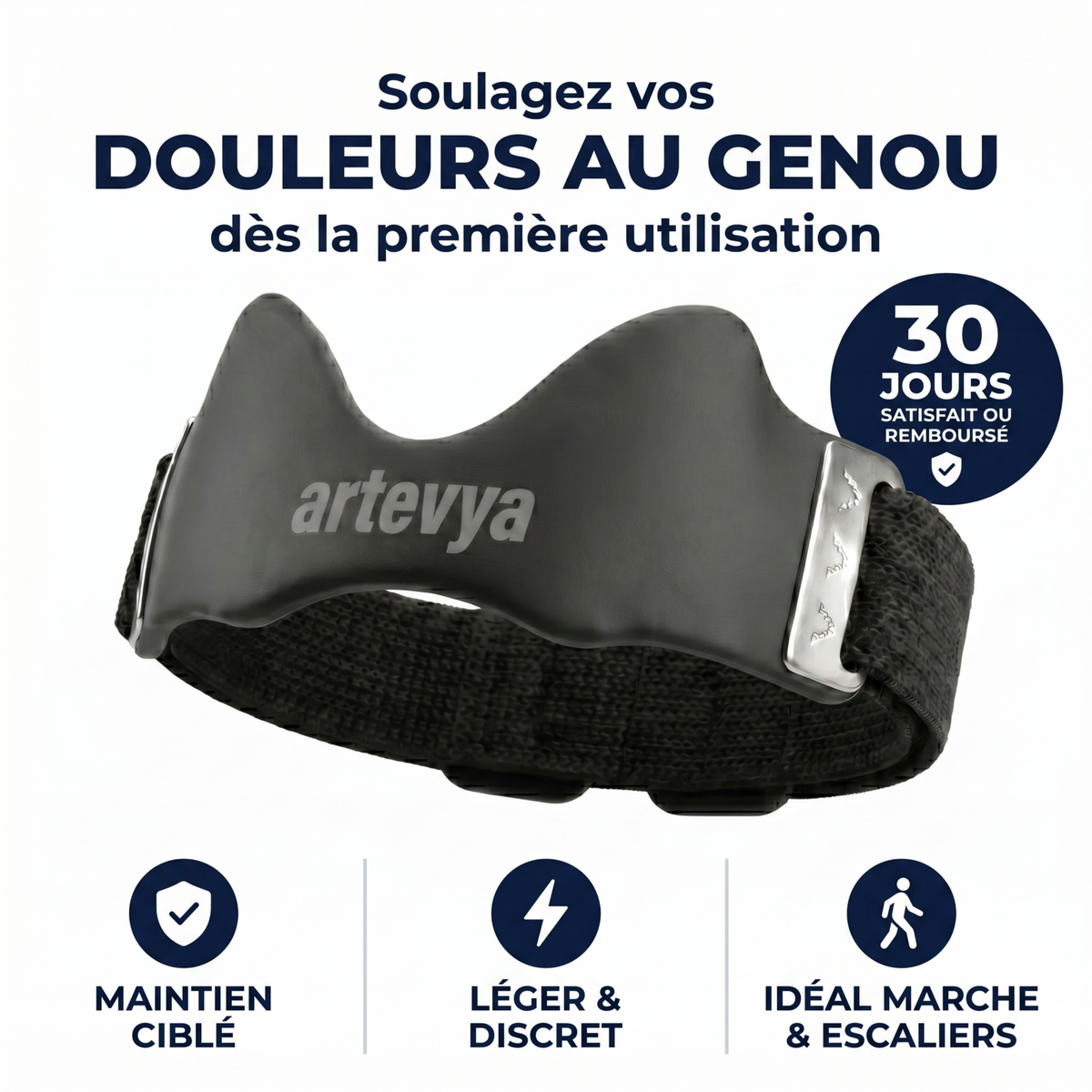 Soutien ciblé pour vos genoux Artevya